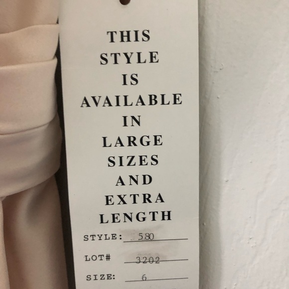 Beautiful new with tags Champagne gown - Picture 4 of 4